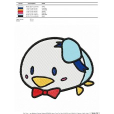 Tsum Tsum Donald Duck Embroidery Design